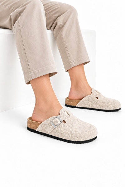 Paragon Women's Sabo Slippers – Cork Sole, Buckle Detail, and Casual Comfortable Design