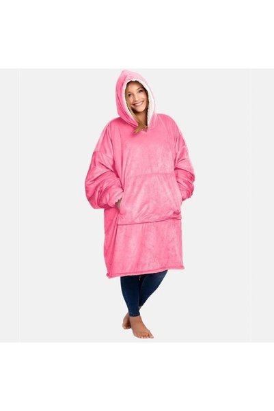 NO BRAND Pătură cu glugă Huggle Hoodie – Confortabilă, călduroasă și pufoasă,...