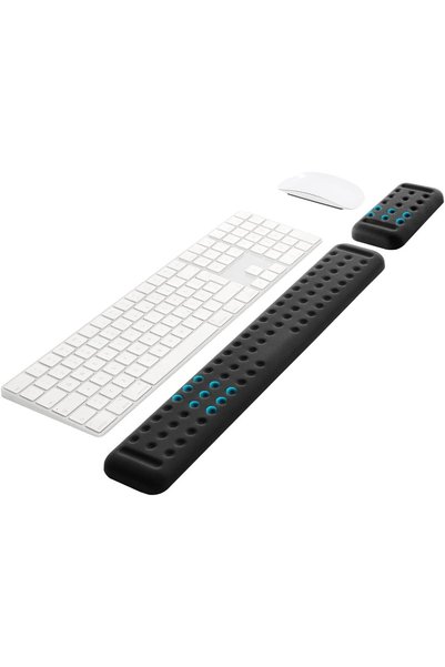 VAYDEER Keyboard and Mouse Wrist Rest Set Gaming Memory Foam Ergonomic Hand P...