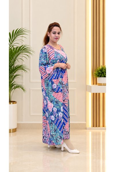 MORRISSA Ladies Jalabiya Cotton Free Size For Night And Day Easy To Wear Best For Gift