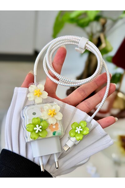 Go Aksesuar iPhone 18/20/25 W Şarj Cihazı Uyumlu 5 Parça Şarj Koruma Seti Oyu...