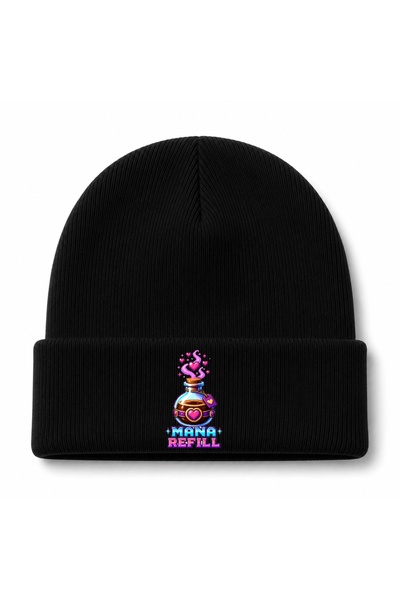 Rabona Fashion Căciuli - Negru - Grafică