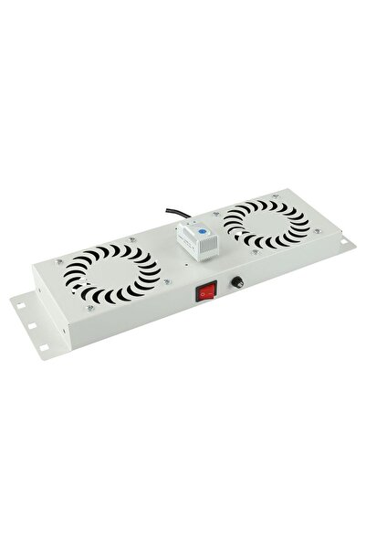 Lanview 2x Modul ventilator analogic cu termostat, Ștecher UK, RAF115WH-UK
