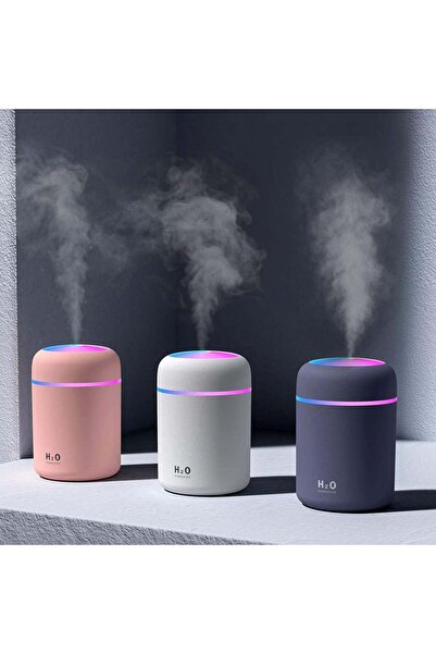 OEM Set umidificator USB portabil cu lumini LED + 6 uleiuri esențiale, difuzo...