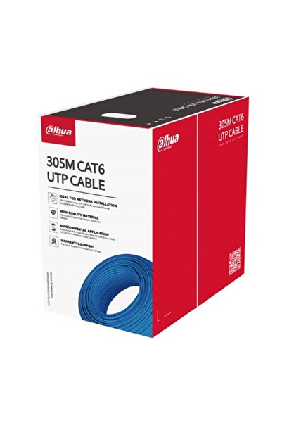 DAHUA PFM923I-6UN-C Cat6 UTP LSZH Saf Bakır (305m)