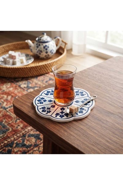 Hayveys Lagün 4'lü Silikon Bardak Altlığı - Renkli