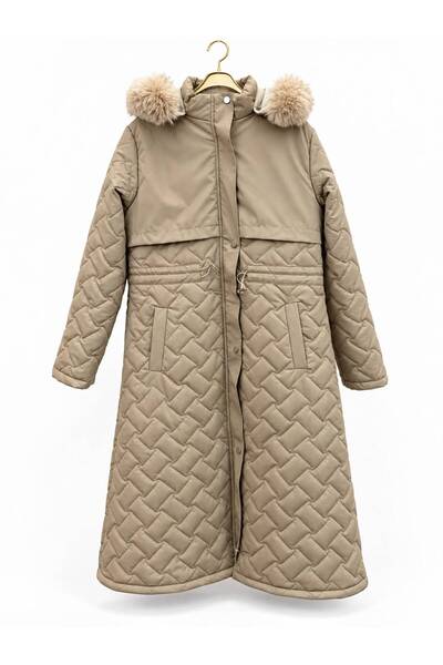 jooq Hooded Long Quilted Coat