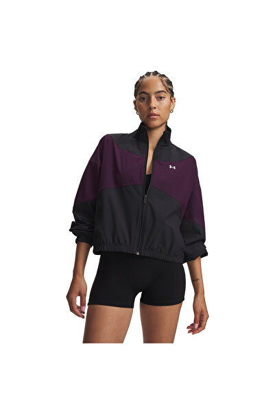 Under Armour Rival Woven Women's Black Stand Collar Jacket