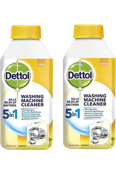 Dettol Washing Machine Cleaner Liquid, Lemon Fresh – Removes Odour & Limescal...