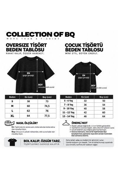 collection of bq Mani̇fest Tra La La Unisex Written Back Printed Oversize T-Shirt 100% Cotton Crew Neck White