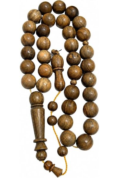 Generic مسبحة خشب الصندل الطبيعي 33 حبة