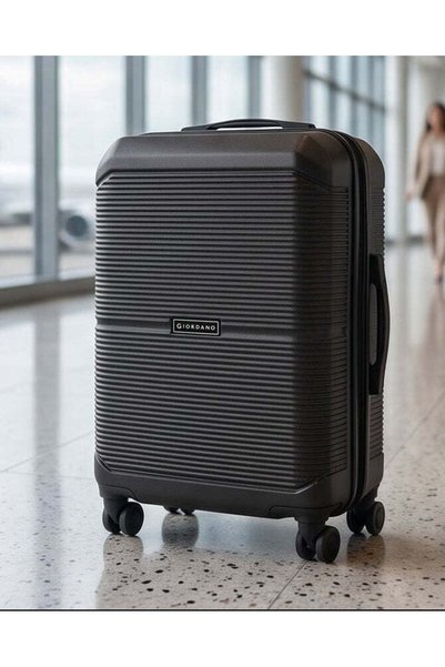 REDTAG Black Giordano 28 Inch ABS Hard Luggage With 360 Spin And TSA Lock