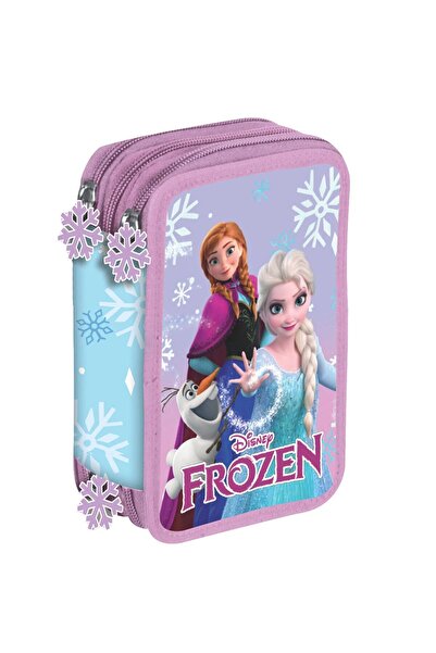 Disney Penar Echipat Frozen Disney, cu 42 Piese și 3 Compartimente, Mov