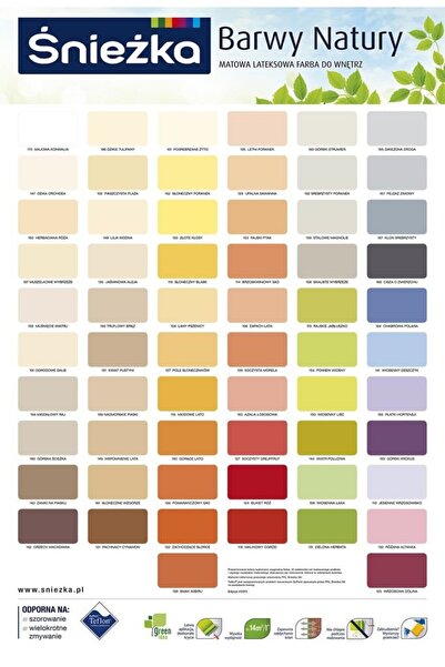 Śnieżka CULORI DE NATURĂ VOPSELE LATEX ROZ MAGNOLIA 113 5L