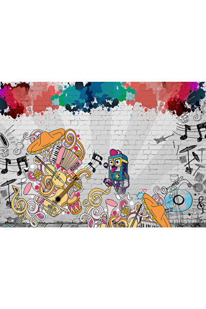 VIODESIGN Fototapet Copii, autoadeziv, Muzica , multicolor, 80x120 cm CO517