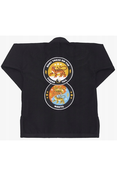Mantovani MANTO Kimono PENTRU COPII Gi BJJ TIGER`S TAIL Junior negru mărimea M2