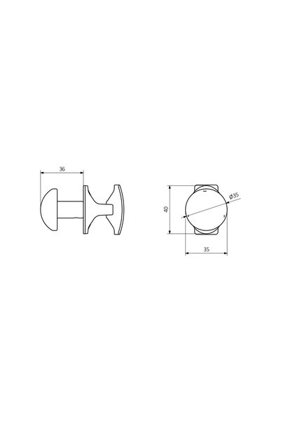 TERMA Suport cu cârlig pentru radiator GRIP ALB x2