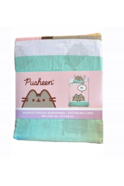 CARBOTEX Set de lenjerie de pat 160 x 200 cm multicolor Pusheen