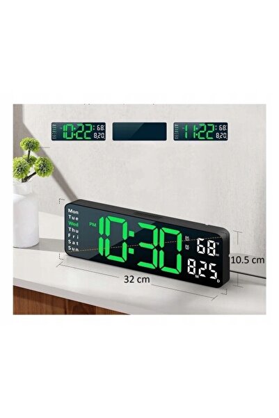 NO BRAND Ceas electronic cu alarmă, LED, de perete, vertical, cel mai mare de...