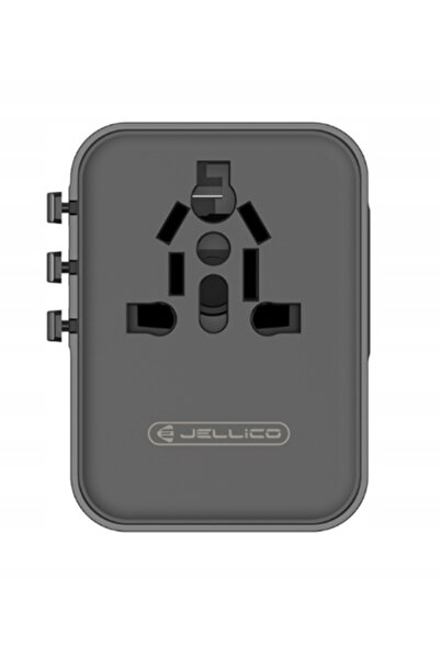 NO BRAND ADAPTOR JELLICO S9 PD 2500W 2XUSB-C 1XUSB PENTRU LIGHTNING, TELEFONE...