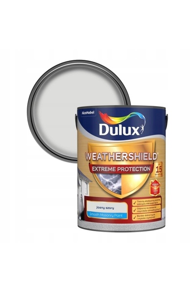 DULUX Vopsea pentru protecție împotriva intemperiilor, protecție extremă, gri...