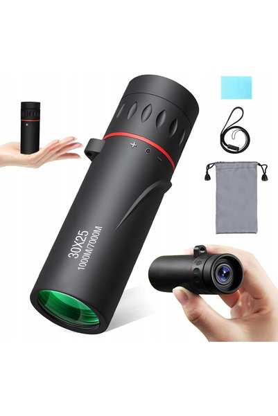 NO BRAND Telescop monocular 30 x 25 portabil, impermeabil, ideal pentru exterior