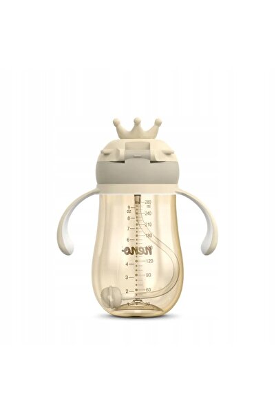 Neno BIOLEU MIO 2 CU PIPETĂ PENTRU COPII CU SCARĂ DE MĂRIMI ȘI MÂNER 280 ML 1+
