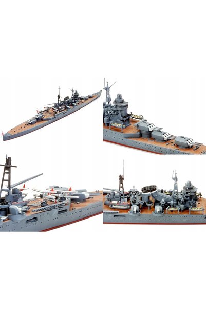 TAMIYA Model de navă la scară 1/700, Cuiruzier Lt. Kumano 31344