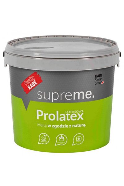 kabertre KABE PROLATEX Vopsea Latex Albă Semimată 3L
