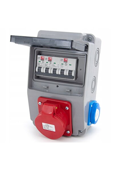 ELS Elektrotechnika SPLITTER BUDAWALL PROTECTIV 32A/4P +C32 2*GS +2xC16 CUTIE...