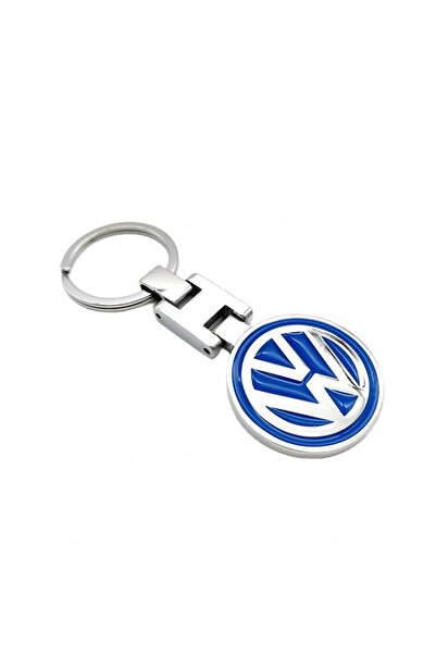 Volkswagen Breloc VW metalic albastru + șnur 20 cm