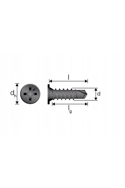 Simpson Șuruburi, dibluri pentru gips-carton 4.2 x 14 mm 500 bucăți