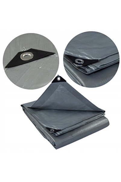 PLAST Prelate MOCNA 5x6m, ranforsate, groase 120g, argintii, cu protecție UV+
