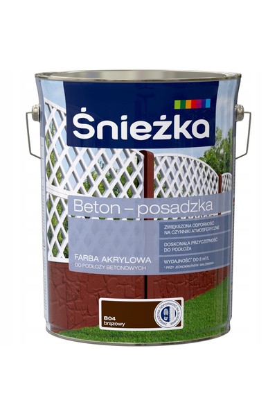 Śnieżka Vopsea acrilică pentru beton, bronz B04 5L