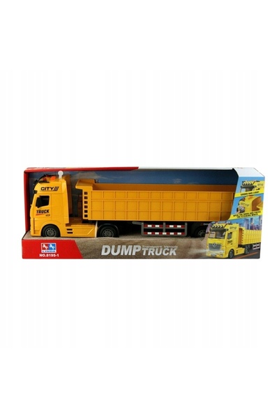 Dromader TIR AUTO WYWROTKA DUŻA CIĘŻARÓWKA sunet ușor KLAKSON 58 cm