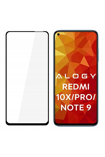ALOGY Sticlă Full Glue compatibilă cu husa pentru Xiaomi Redmi 10X/ 10X Pro/ ...