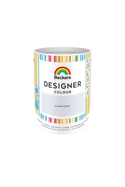 Beckers Designer Colours BECKERS DESIGNER CULOARE LATEX PERLAT ARGINTIU 5L