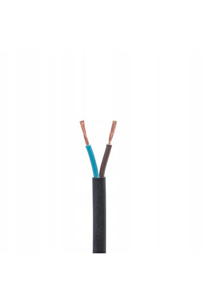 NO BRAND Cablu electric OMYp 2x1 300V Negru Rezidențial 50m