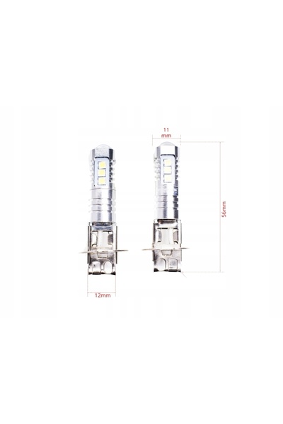 EinParts Automotive EINPARTS LED H3 BULBURI AUTO OFF-ROAD 6000K 2 BUC SMD 303...