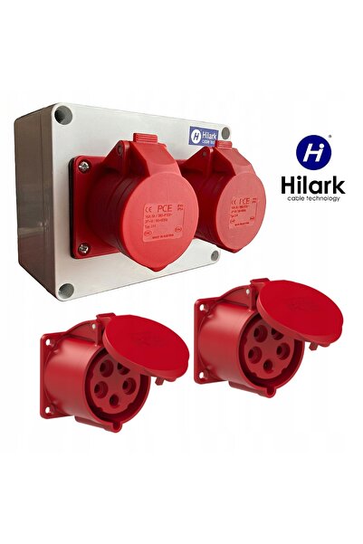 Hilark Tablou electric de putere pentru montare pe perete PCE 16A 2x400V IP44
