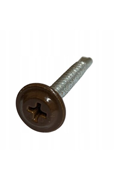 Etanco Șuruburi autofiletante 4,2x32 pentru tablă, cu șaibă, RAL8011 GM-B250pcs