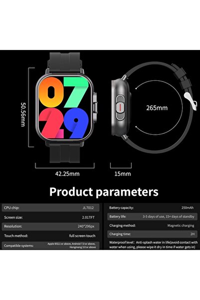 NO BRAND Ceas sport cu căști, smartwatch, set cadou perfect 2 în 1