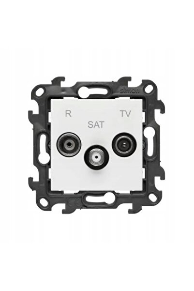 Kontakt-Simon Mufă antenă R-TV-SAT, conector traversant (modul), 1x intrare: ...