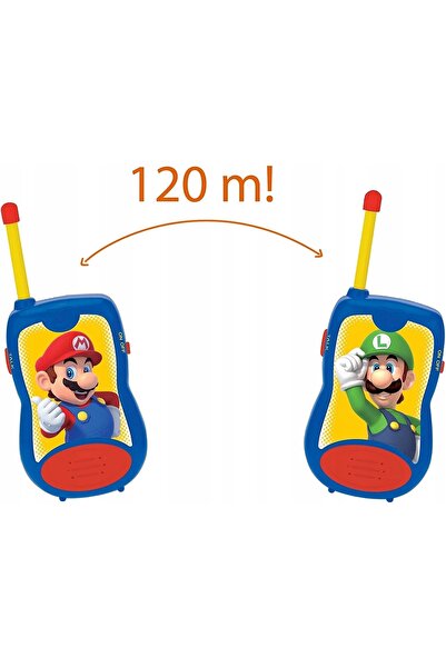 LEXIBOOK Radiouri cu unde scurte Super Mario, walkie-talkie-uri cu rază de ac...