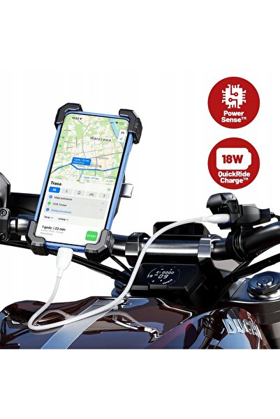 Kewig Încărcător de motocicletă USB-A de 18W, cu încărcare rapidă QC, imperme...