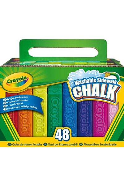 Crayola Cretă de trotuar 48 de culori lavabilă