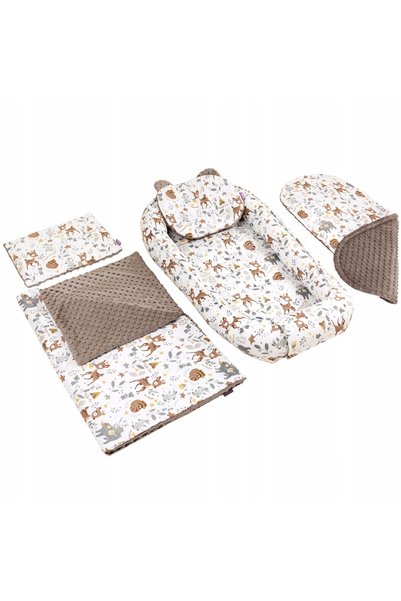 Jukki KOKON XXL MINKY BABY Set 5-în-1