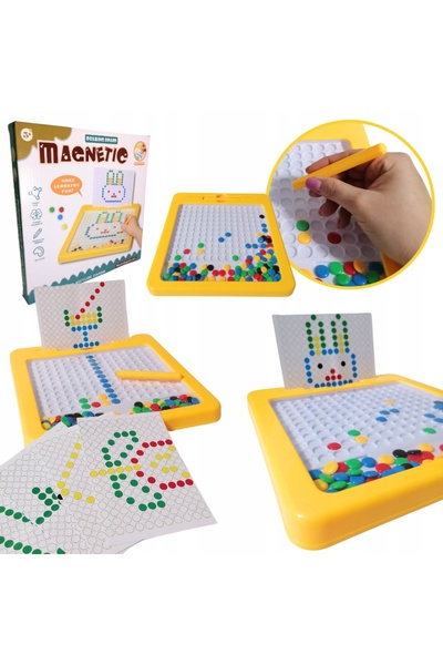 NO BRAND Placă magnetică Placă mozaic Placă educațională Montessori MAGPAD