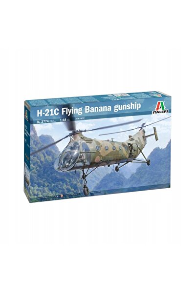 İtaleri Yayınları 1:48 Elicopter de luptă H-21C Flying Banana Italeri 2774