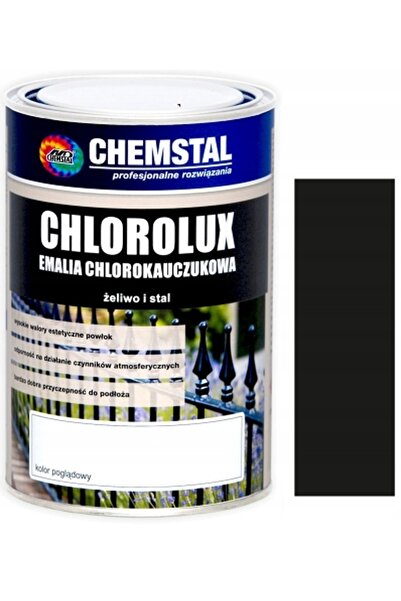 Chemstal CHLOROLUX EMALIA CHLOROCAUZUCOVA PENTRU OȚEL NEGRU 5L